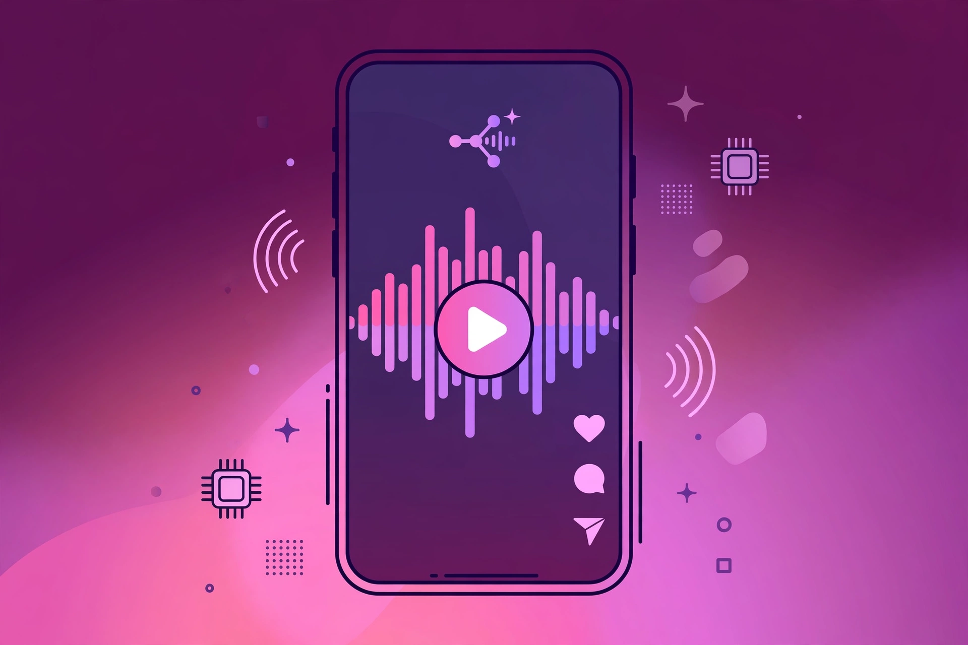 AI voiceover for Instagram Reels workflow illustration